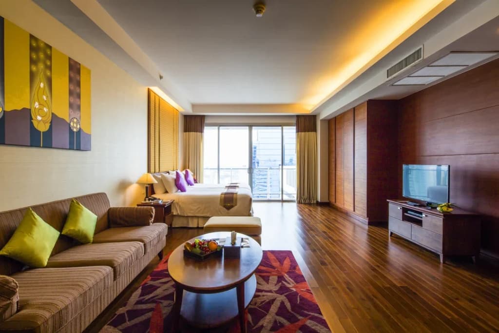 Executive Double Studio with city view full double bed
