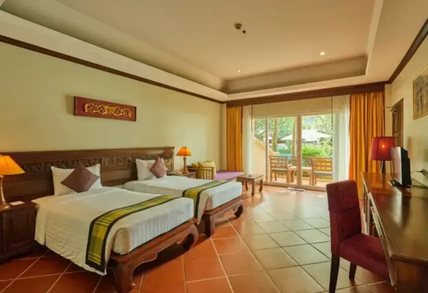 Pool Access Double room twin beds