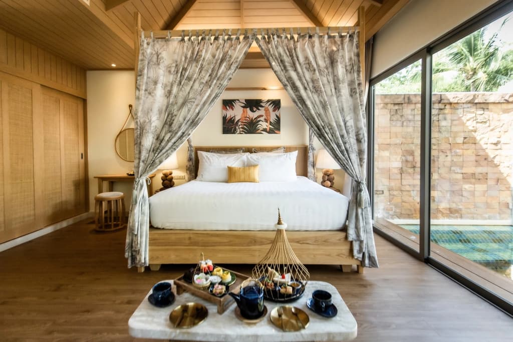 Courtyard Plunge Pool Double Villa full double bed