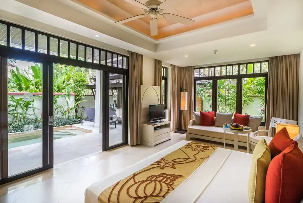 Private Garden Pool Double room full double bed