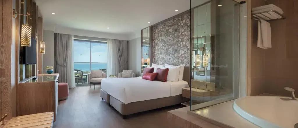 Honeymoon Double room with sea view full double bed