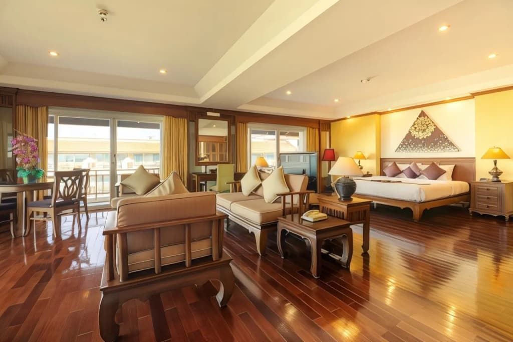 Executive Double Suite with sea view full double bed