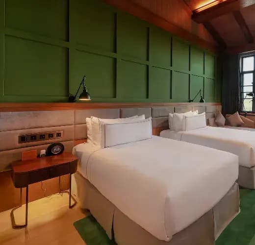 Deluxe Family Double room full double bed