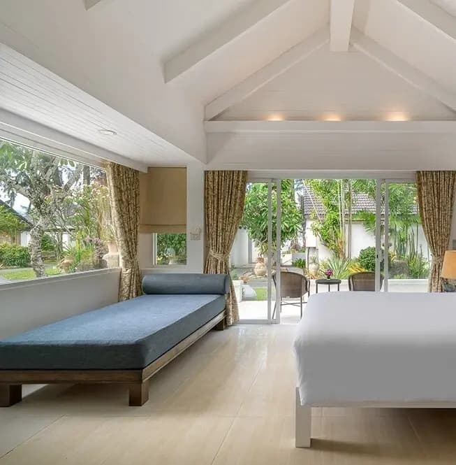 Tropical Double room with garden view twin beds