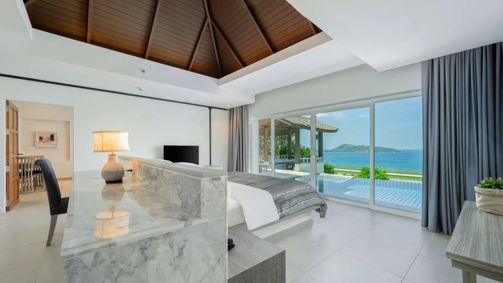 1 Bedroom Double Pool Villa full double bed