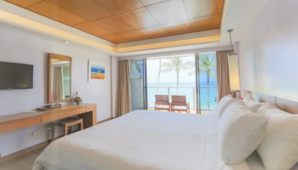 Deluxe Double room with sea view twin beds
