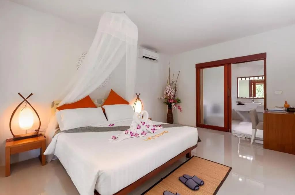 1 Bedroom Private Pool Double Suite Villa full double bed