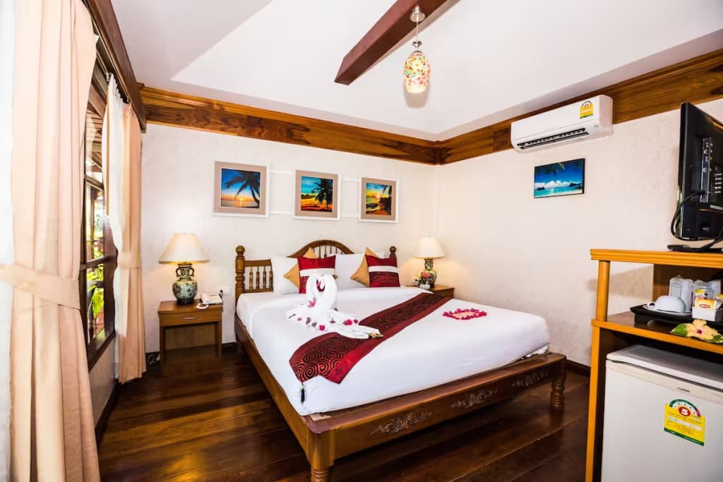 Superior Double room with garden view full double bed