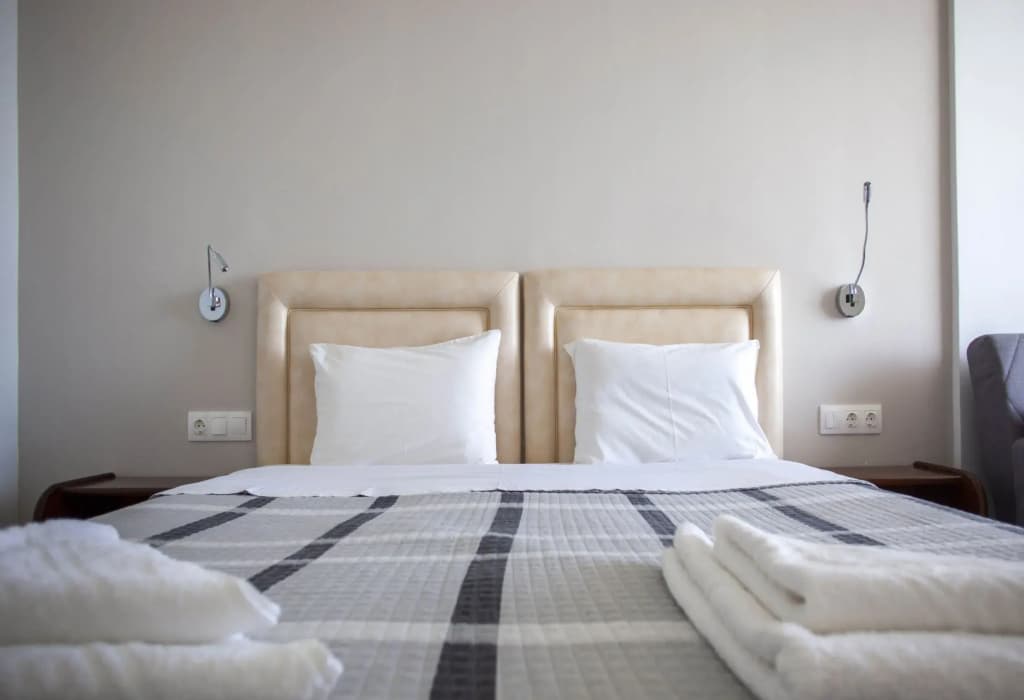 Double Studio with sea view twin beds