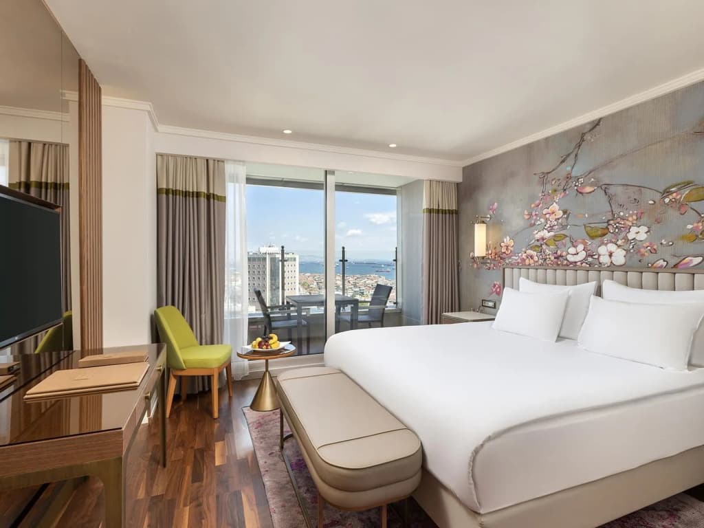 Executive Double room with sea view full double bed