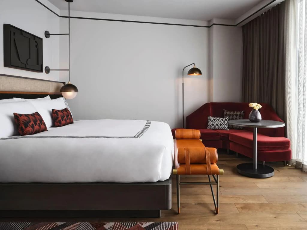 Accessible Double Junior Suite full double bed