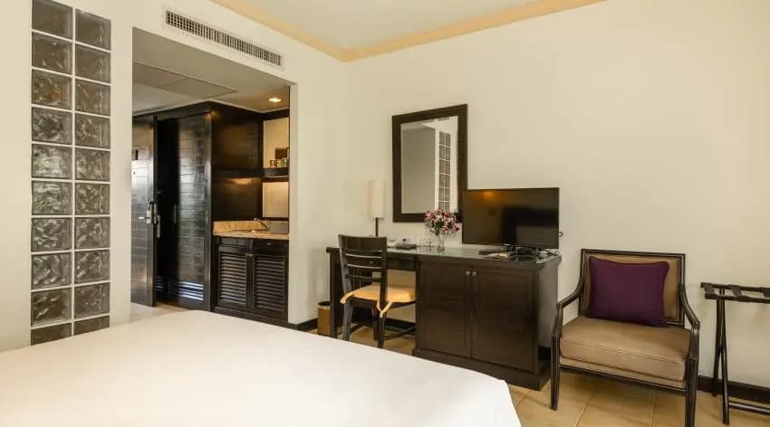 Deluxe Double room with garden view twin beds