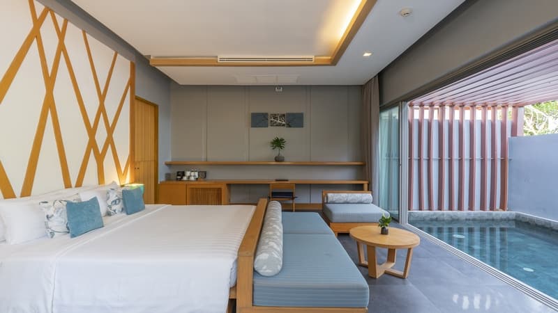 Private Pool Double Villa full double bed