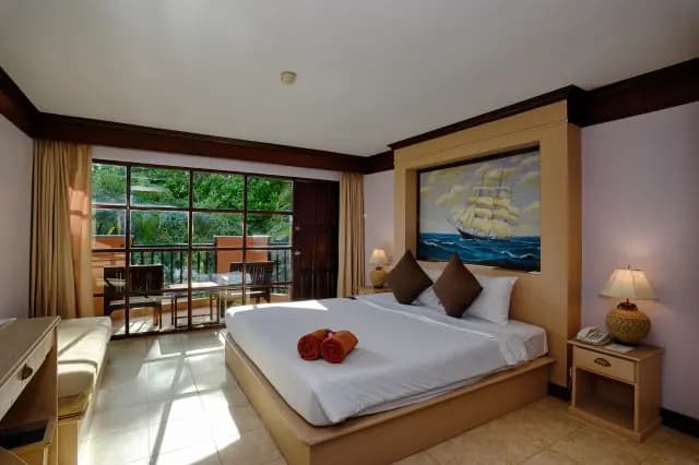 Superior Double room with garden view full double bed