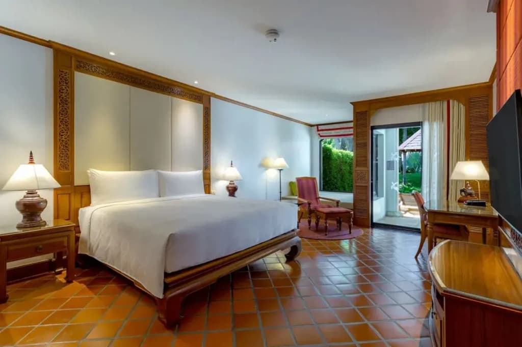 Poolside Access Terrace Double room full double bed