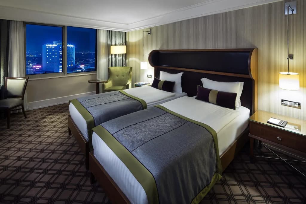 Deluxe Double room with sea view twin beds
