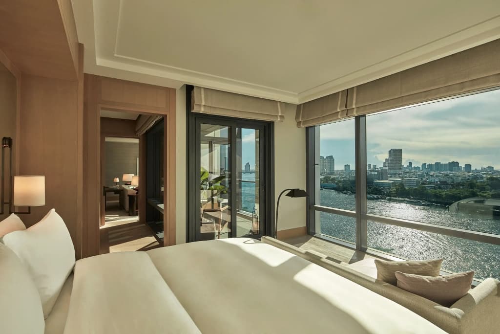 Premier Double Suite with river view full double bed