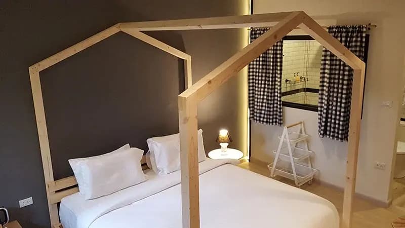 Cozy Double room with garden view full double bed