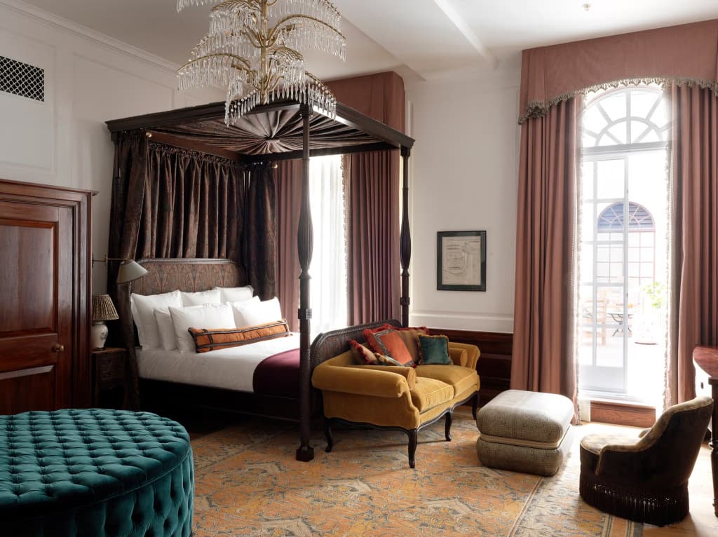 Terrace Double Suite full double bed