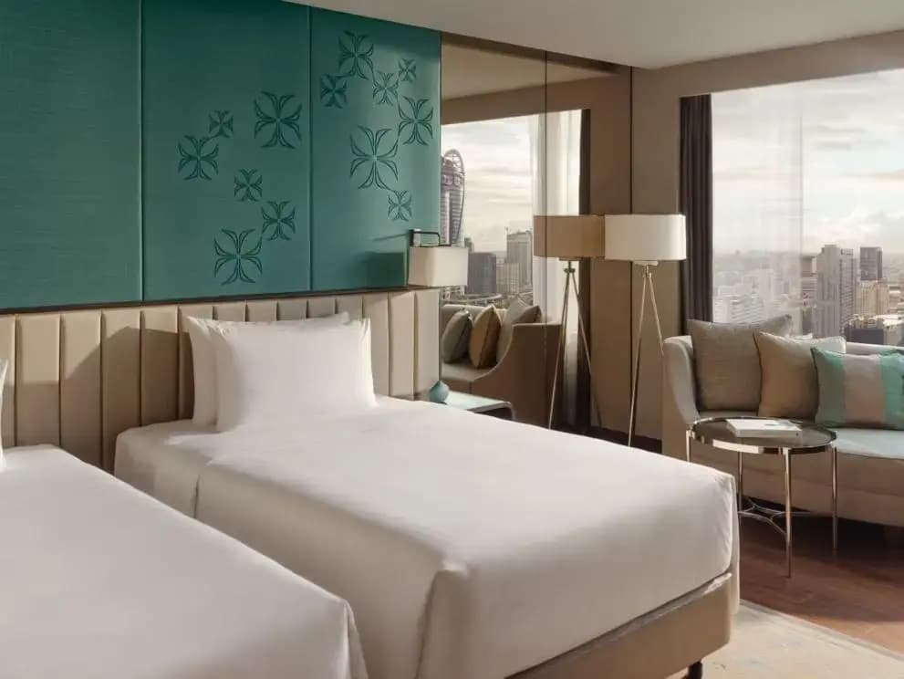 Classic High Floor Double room twin beds