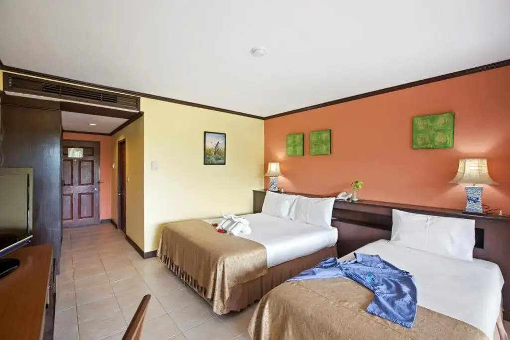 Double room twin beds