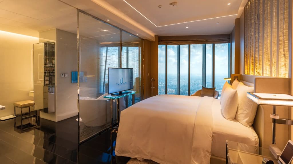 River View Double Suite full double bed