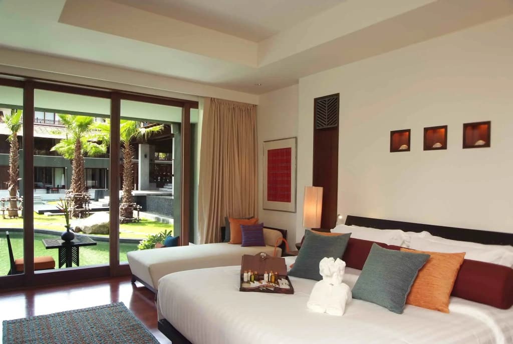 Double Mai Pool Villa full double bed