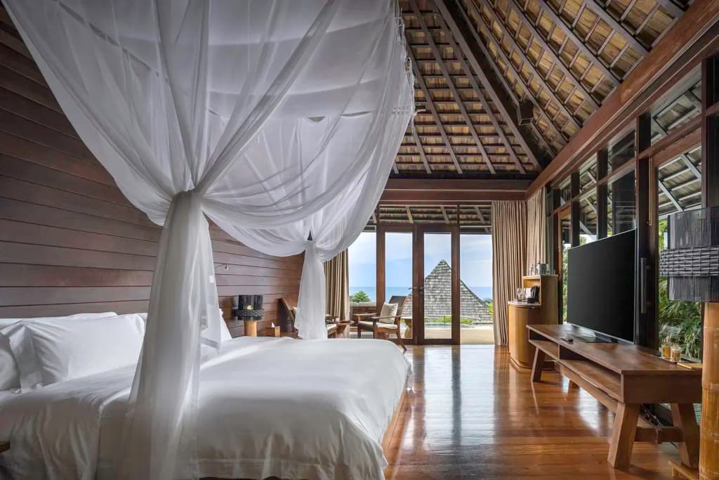 Villa with partial ocean view