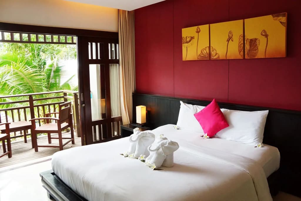 Deluxe Double room with ocean view full double bed