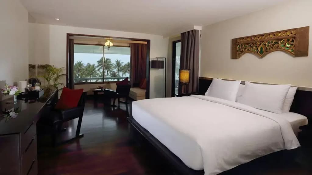 Guest Terrace Double room with ocean view full double bed