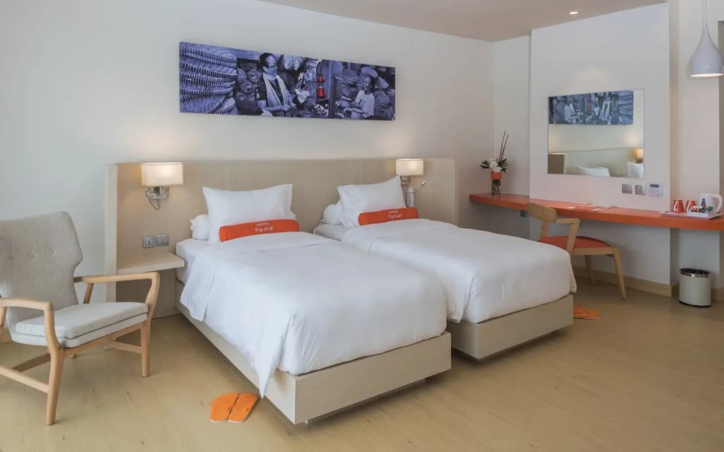 Harris Double room with sea view twin beds