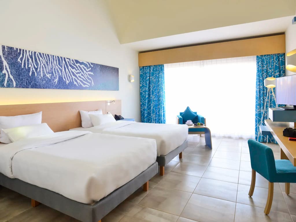 Standard Double room with garden view twin beds