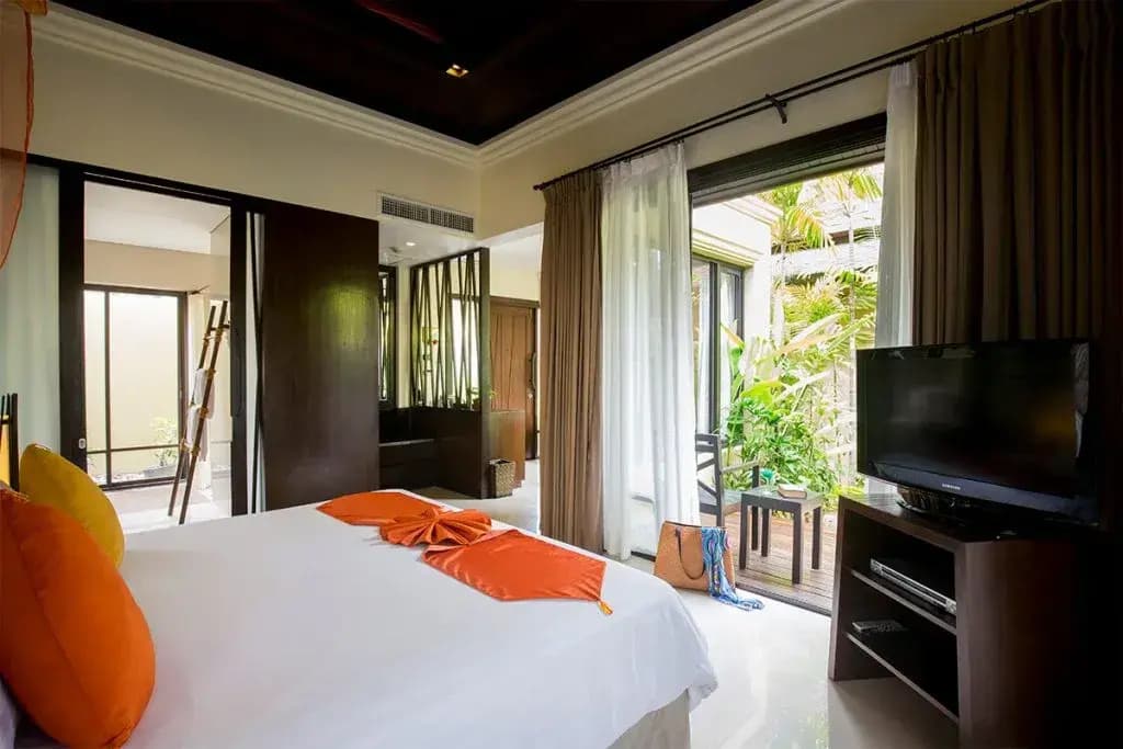 Garden Double Villa twin beds