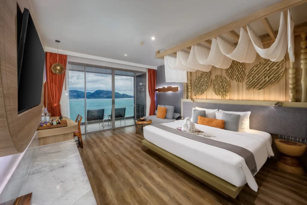Romance Double room with ocean view full double bed