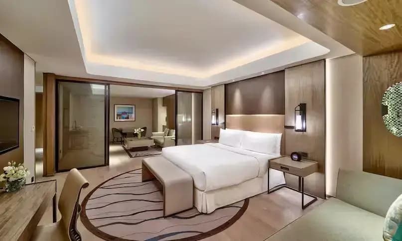 1 Bedroom Premier Double Suite full double bed
