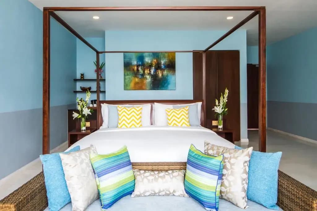 Double Studio with balcony full double bed
