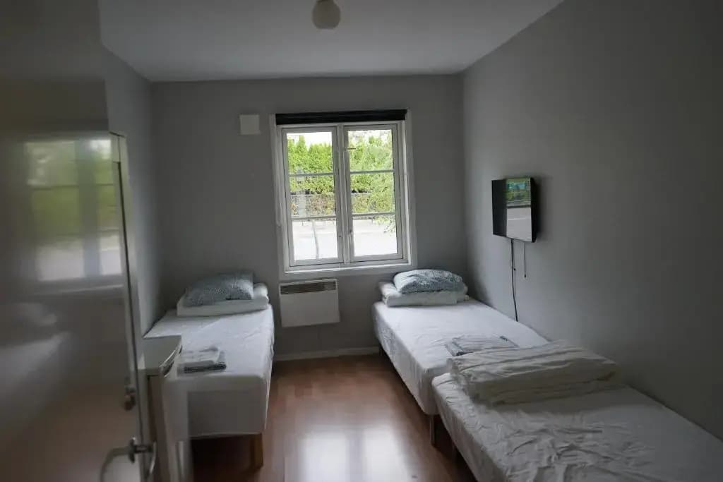 Double room twin beds