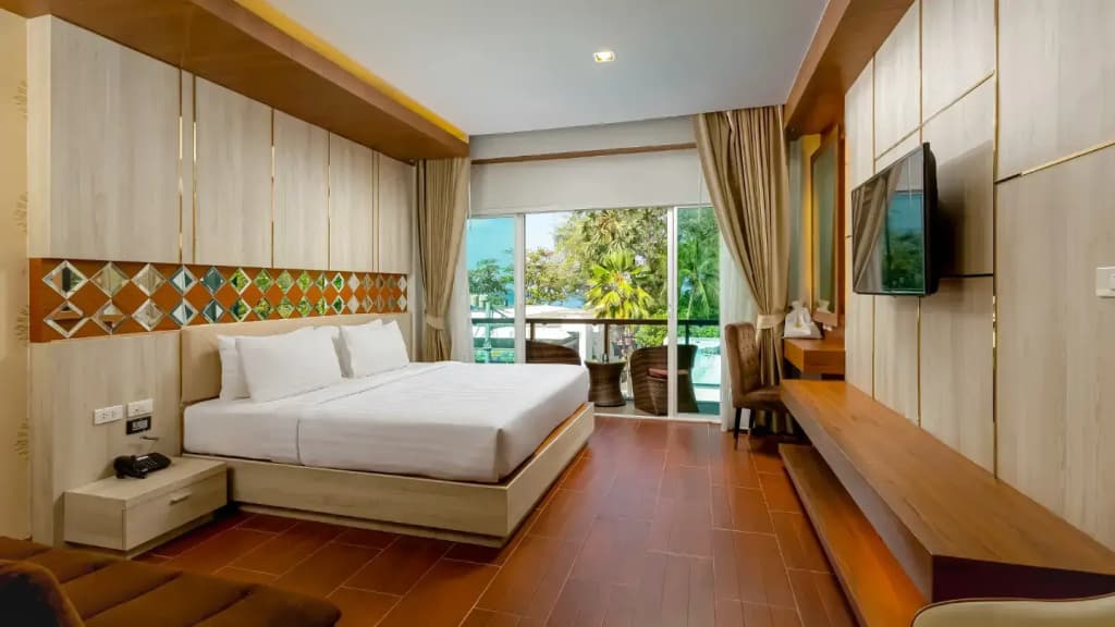 1 Bedroom Double Studio full double bed