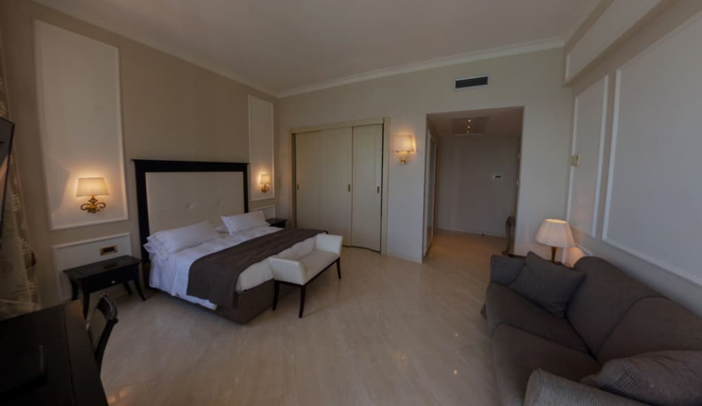 Private Terrace Double Junior Suite full double bed