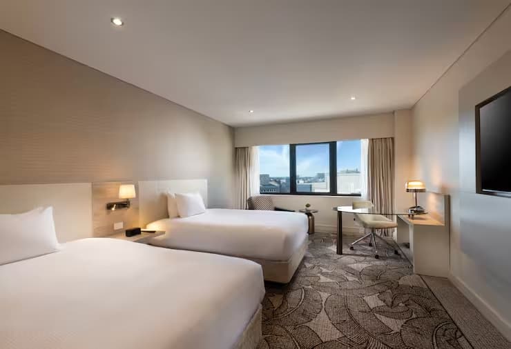 Accessible Guest Double room twin beds