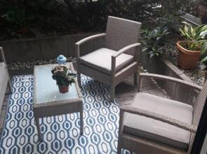 1 Zimmer Wohnung mit der Terrasse in der Innenstadt