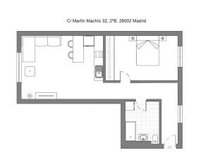 M Mma322b Acogedor Apartamento de un Dormitorio