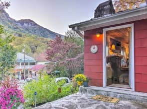 Mtn Views + Fire Pit: Serene Chimney Rock Abode