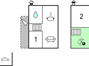 Stunning Home in Alt Schwerin With 2 Bedrooms and Wifi