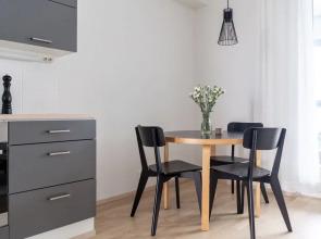 1br apartment with balcony by university