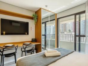 Studio With Balcony Near Allianz Parque Cep0128