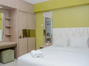 Fully Furnished with Comfortable Design Studio Apartment H Residence