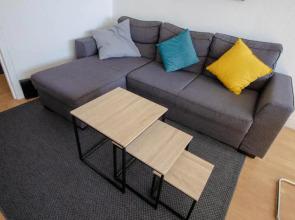 Spacieux appartement avec Balcons, 4 chambres, espace & confort, Centre Gare