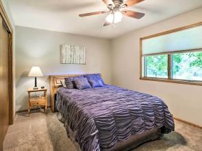 Family Home w/ Deck, Yard, Dock on Rock River