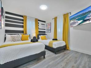 Good Vibes Retreat Decor BBQ Patio heart Wynwood